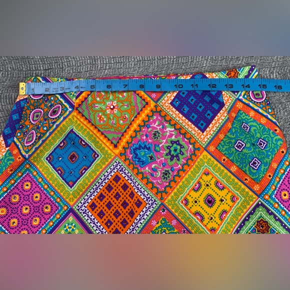 David Meister Women’s Colorful Lined Designer Skirt Size 4 EUC - Picture 14 of 14